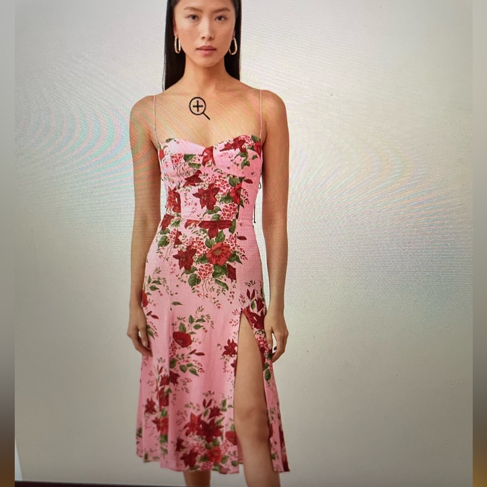 Reformation Midi Floral Dress